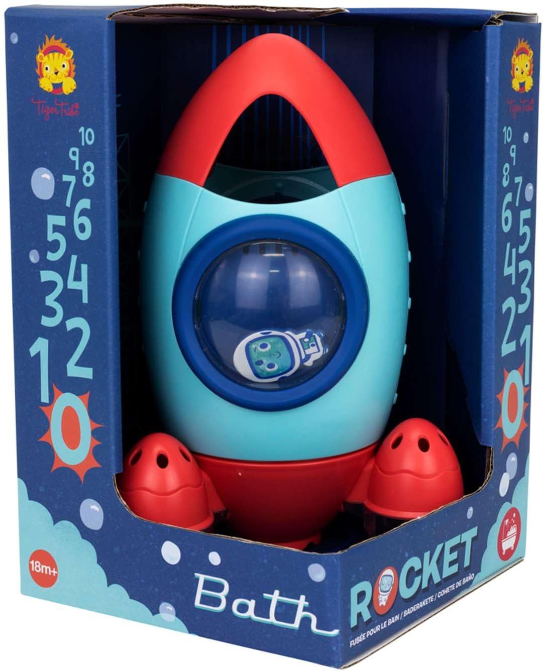 Tiger Tribe Bath Rocket Bath Toy 18 months +