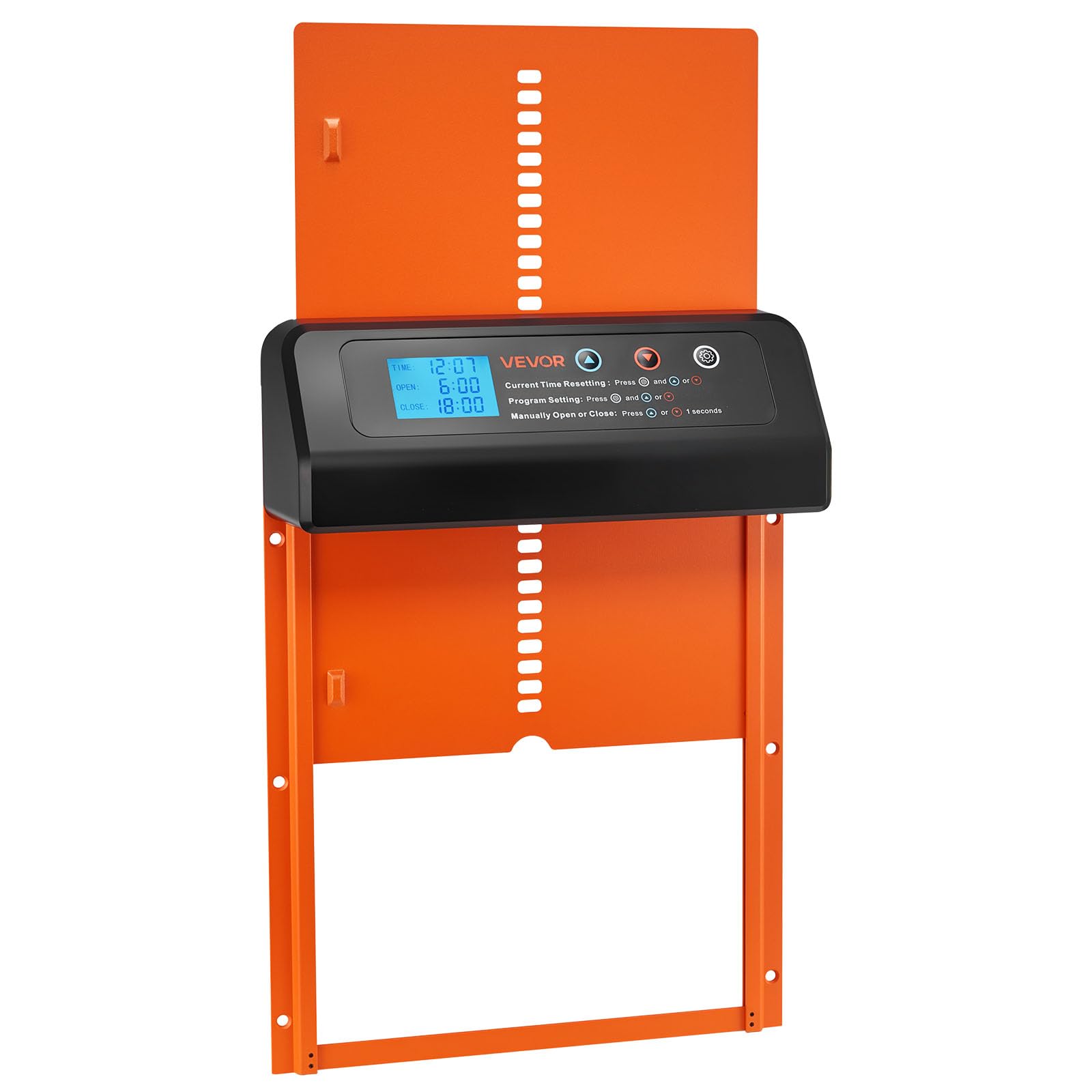 VEVOR Automatica Porta Pollaio Apriporta in Lega Alluminio Impermeabile Timer Antipizzicamento