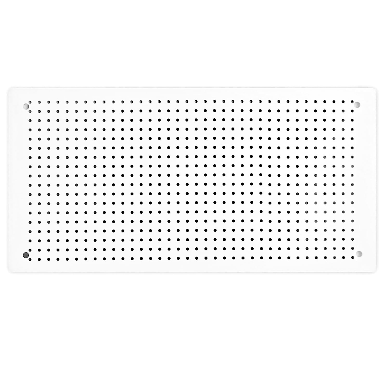 DEWEL Peg Board,Metal Pegboard Panels, Metal PegBoard Organizer with Accessories