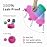 TOOFEEL 1 Gallon Water Bottle,Leakproof,Bpa Free,Dishwasher Safe,128 oz Large Water Jug wiht Handle,Travel & Camping & Sports & Gym Water Bottle For Men and Women - Sky and Sea