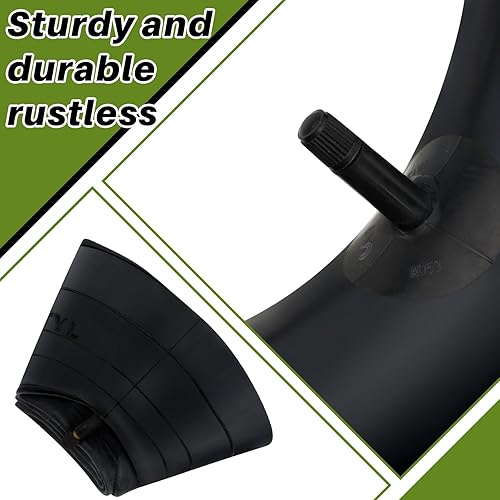 Miniatura 3 de 4 piezas de tubo interior de neumático de 4.804.00-8 pulgadas, tubo interior de repuesto resistente para carretillas, camiones de mano, cortacésped,