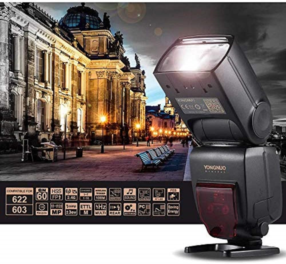 Yongnuo i-TTL Blitz YN685Nikon fotografia lampa błyskowa + ściereczka do obiektywu + kolorowy film
