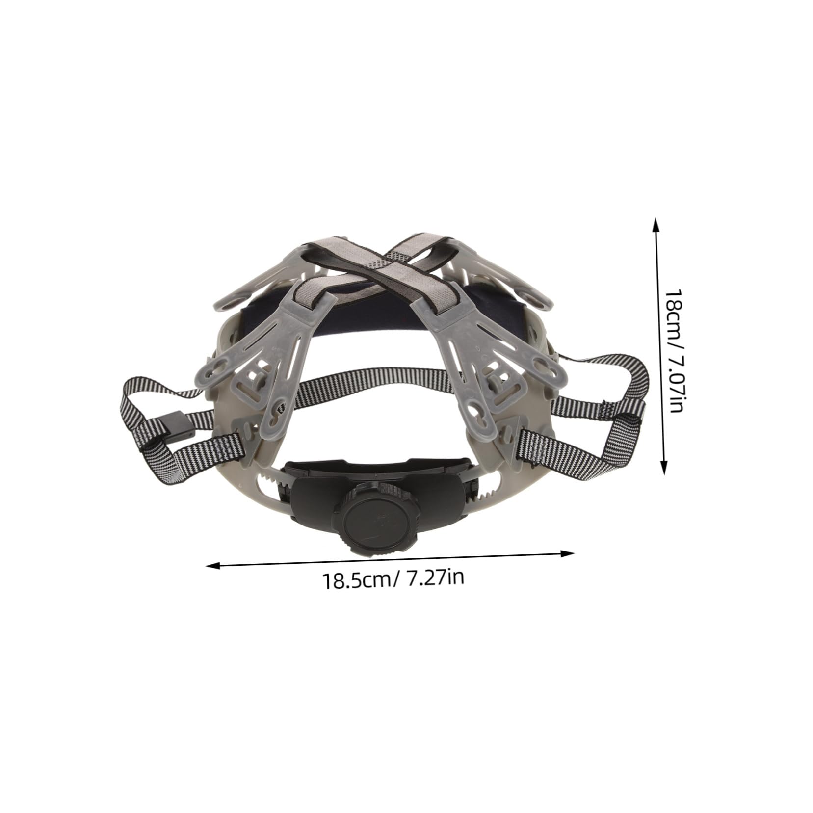 POPETPOP Forro del Casco Barbilla de Casco Universal Casco de construccion Duro suspensión de Casco de Repuesto Reemplazo de suspensión de Casco para Hombres. Tela Grey