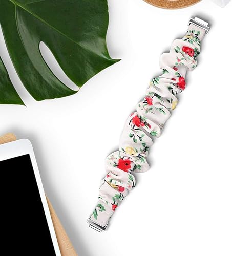 Miniatura 3 de FitTurn Bonitas bandas elásticas compatibles con Fitbit Inspire 2Inspire HRInspireAce 2 con patrón de tela elástica impresa, pulsera de reloj para