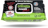 Vista 7 de Crocodile Cloth PowerSCRUB - Toallitas de limpieza – 10 (15 x 10 pulgadas), paños de doble superficie, resistentes, húmedos, absorbentes