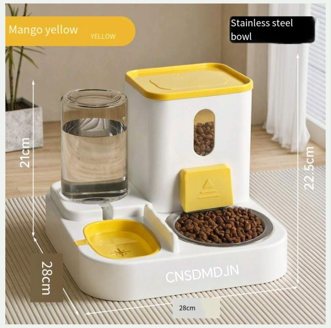 Alimentador y bebedero automático para mascotas (gatos y perros)