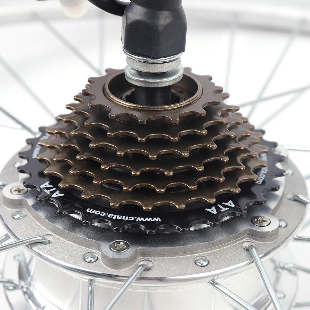 Kit de conversión de bicicleta eléctrica de 28 pulgadas, 36 V, 250 W, motor trasero para bicicleta eléctrica, conversión con pantalla LCD, kit de montaje para bicicleta eléctrica