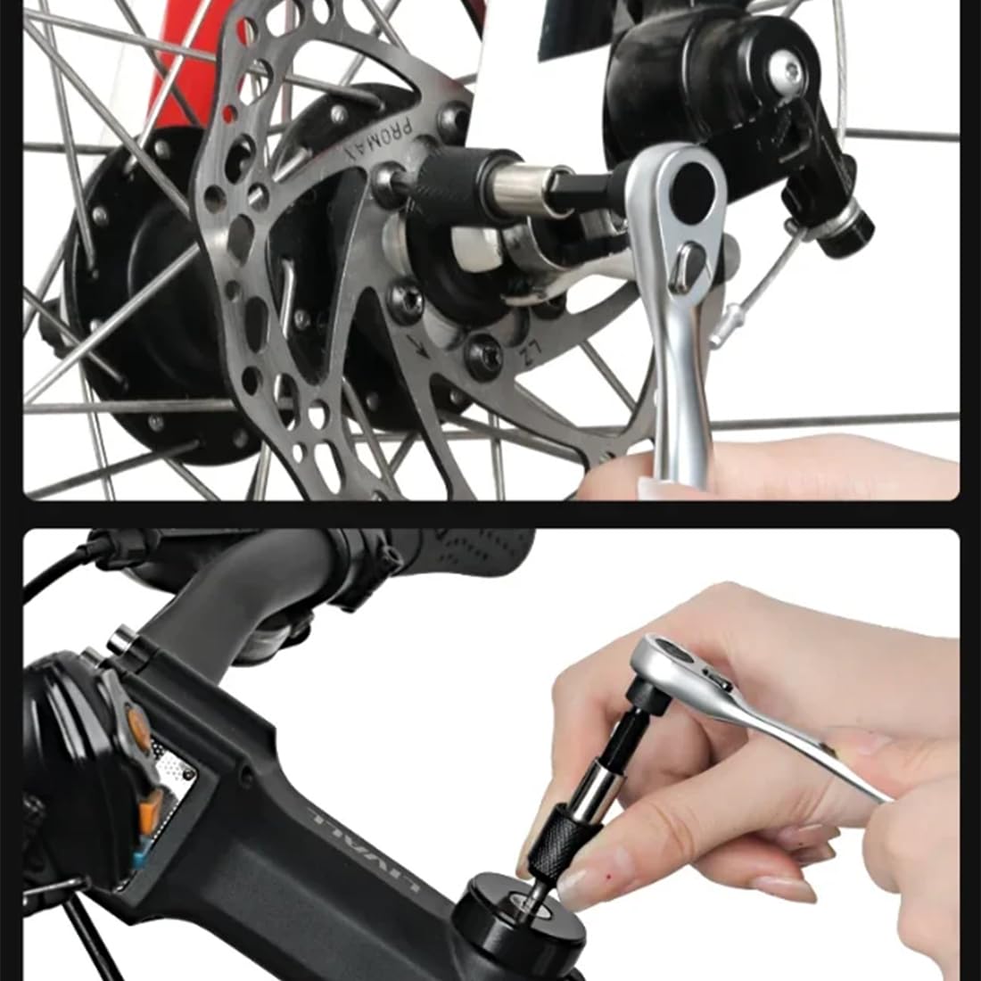 Chiave Cricchetto Da 1/4 Di Pollice Micro-Punta Cricchetto Cacciavite, Chiave Cricchetto Manuale 72 Denti Chiave Esagonale Attrezzo A Cricchetto Multiuso, Mini-Cricchetto Per Spazi Ristretti