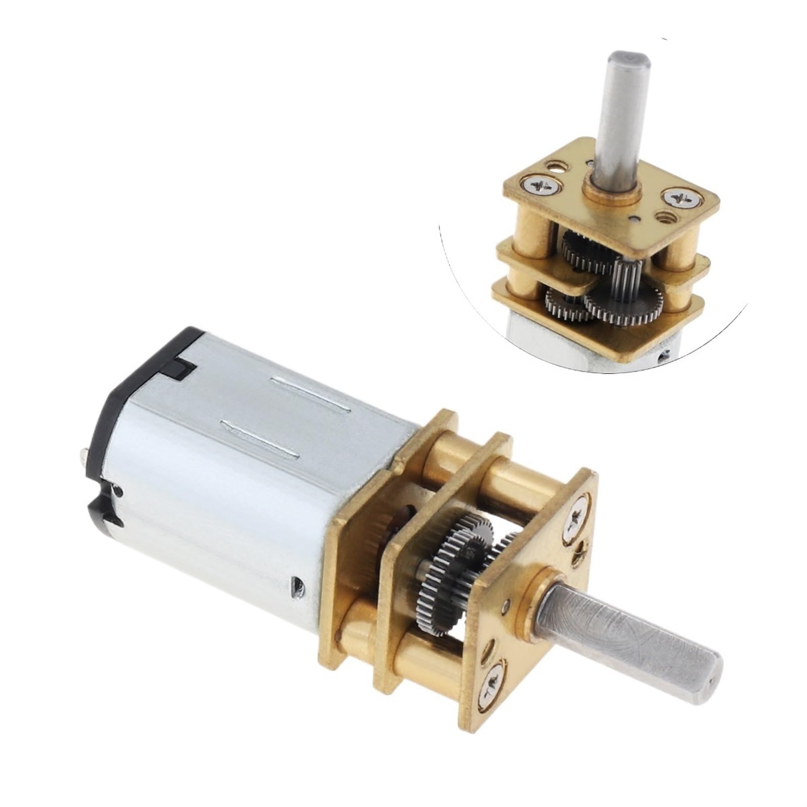 Motori DC N20 6V Mini Micro Metal Gear Motor Ruota dentata Motori DC 30/50/60/100/300/500/1500RPM Motoriduttore ruota dentata(60RPM)