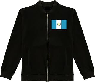 Kings Of NY Guatemala Flag Country Chest Cotton Bomber Jacket