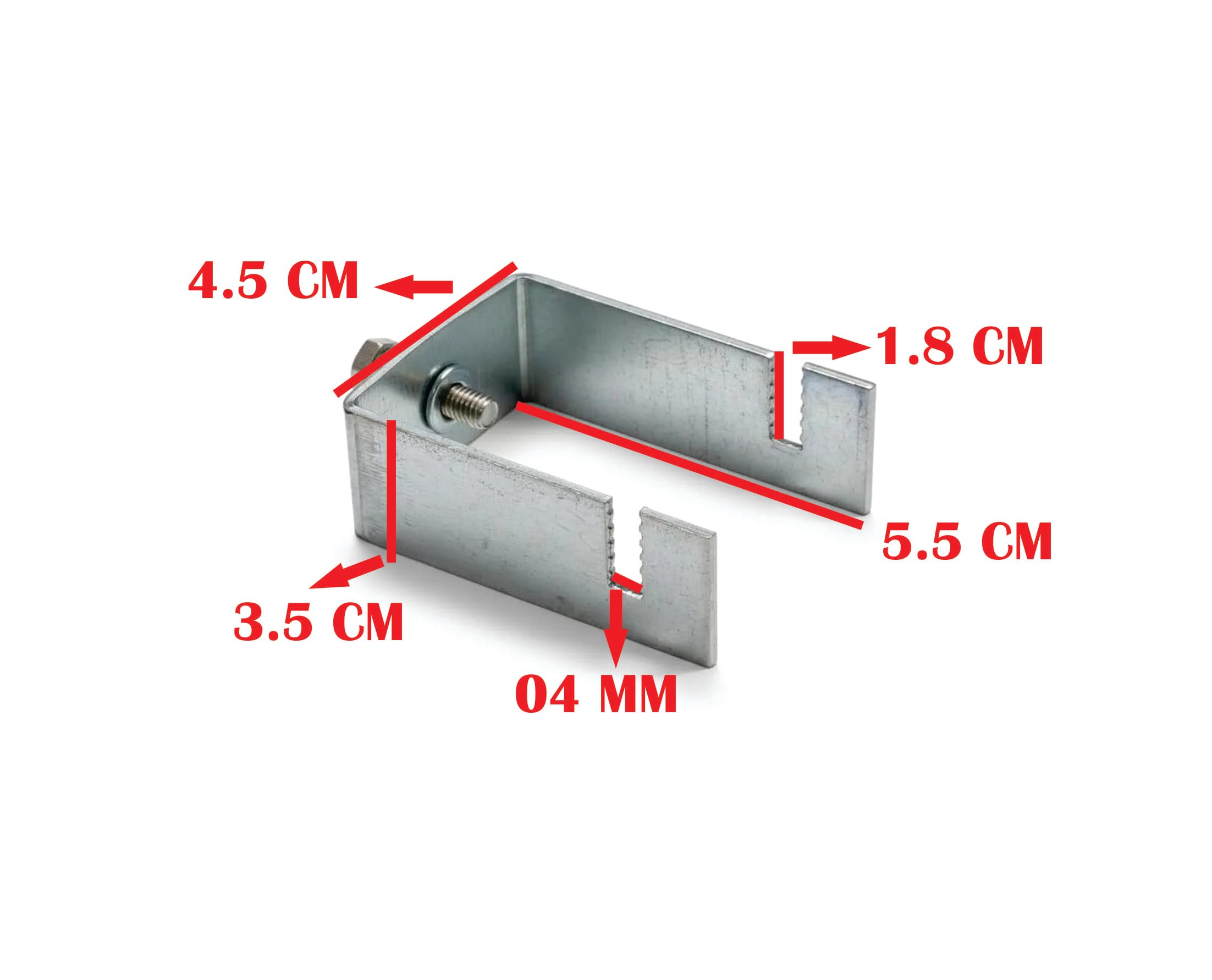 MOREL Solar Panel Mounting Bracket, Gapless Clamp System for 1.5 Inch Square Pipe, Heavy-Duty Metal Construction,Professional Installation Hardware,Weather-Resistant Support ACK of 10 — Amazon image 5