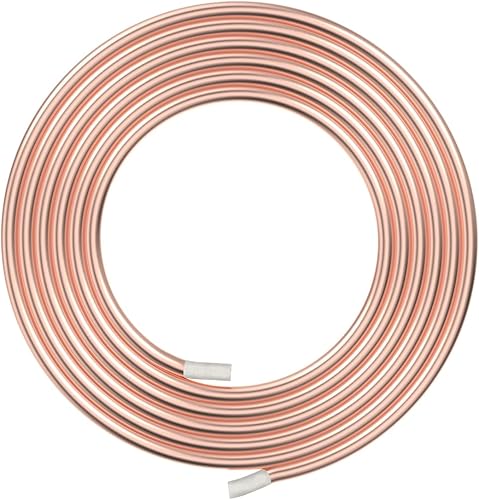 Aopin Tubo de refrigeración para refrigerador, tubo de bobina suave, cobre rojo, identificación de 0.024 in  150 pulgadas x diámetro exterior 0.063