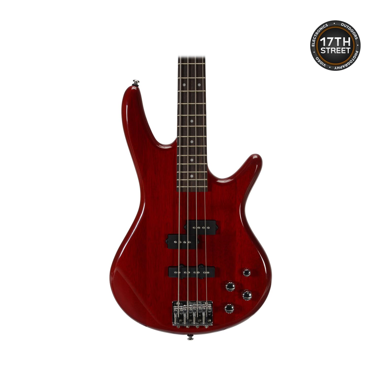 Amazon.co.jp: Ibanez GSR200 4弦ベースギター(透明レッド) - GSF50