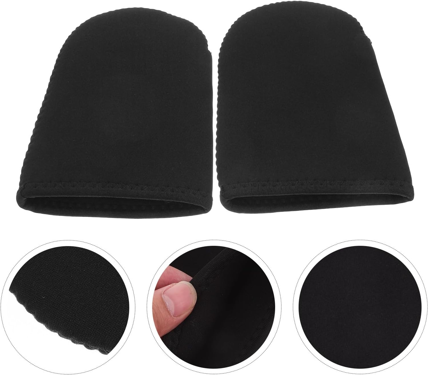 2pcs Neoprene Ice Bath Toe Socks Thermal Toe Caps for Cold Plunge Tub with Warmth and Snug Fit Simple Stylish Protectors for Winter Sports and Outdoor Activities