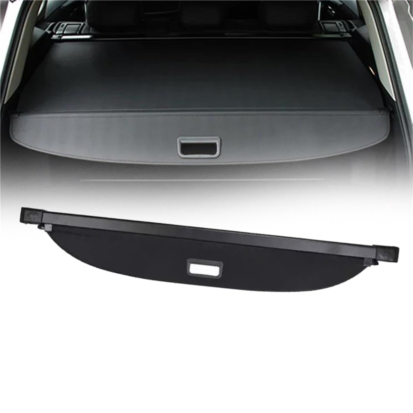 Couverture de coffre arrière de voiture plateau de bagages pare-soleil rideau séparation