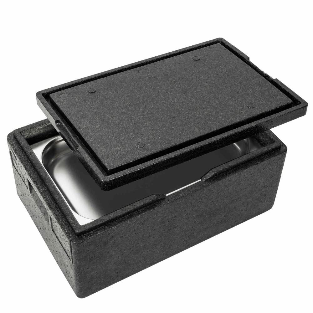 Contenitore Termico GN 1/1, Thermobox, Scatola Termica per il Transporto, Universal Eco Line, con Coperchio, Modello per Panettieri e Pasticceri, Dimensioni 60x40x28,3 cm