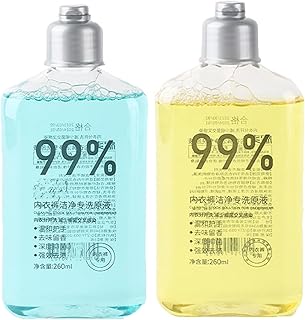 Underwear Laundry Detergent Liquid, 99% Period Panty Cleaner, Liquid Detergent Laundry Maintain Underwear Freshness (2PCS-A)
