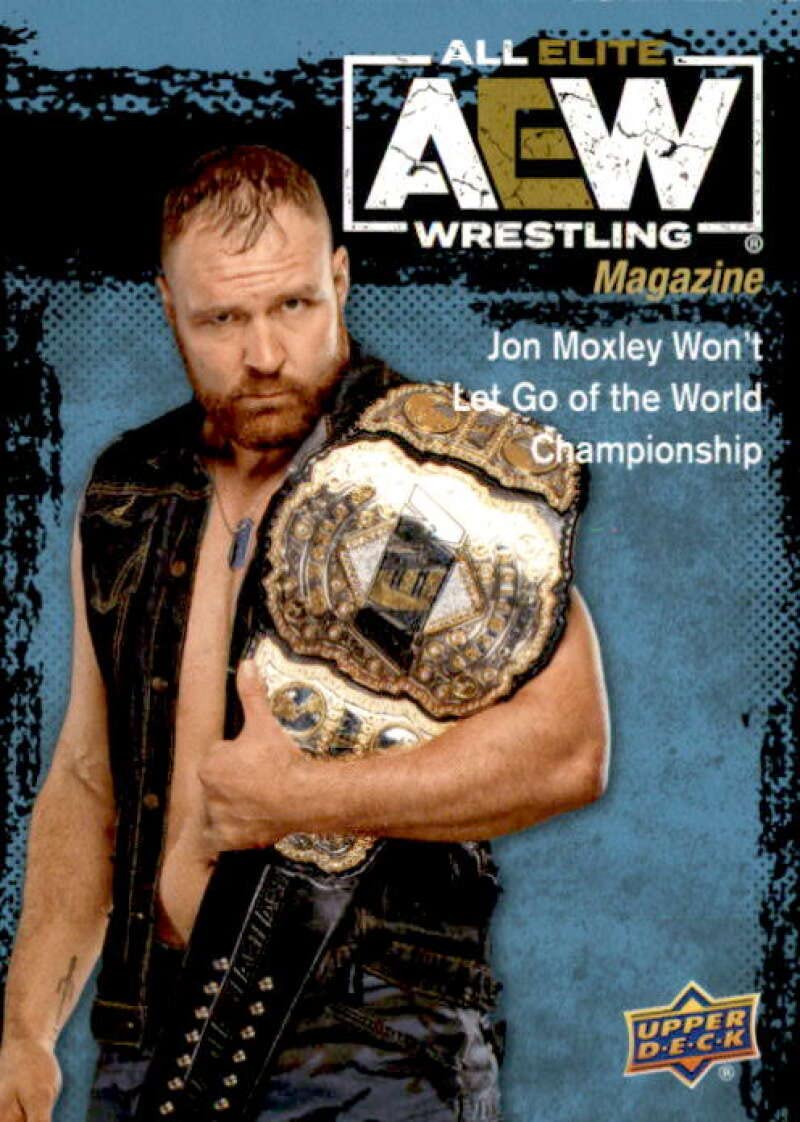 Amazon.com: 2021 Upper Deck All Elite Wrestling AEW #89 Jon Moxley Official  Trading Card : Collectibles & Fine Art