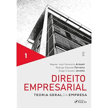 Capa do livro Direito Empresarial - Teoria Geral da Empresa - 1ª ED - 2024 - Volume 1