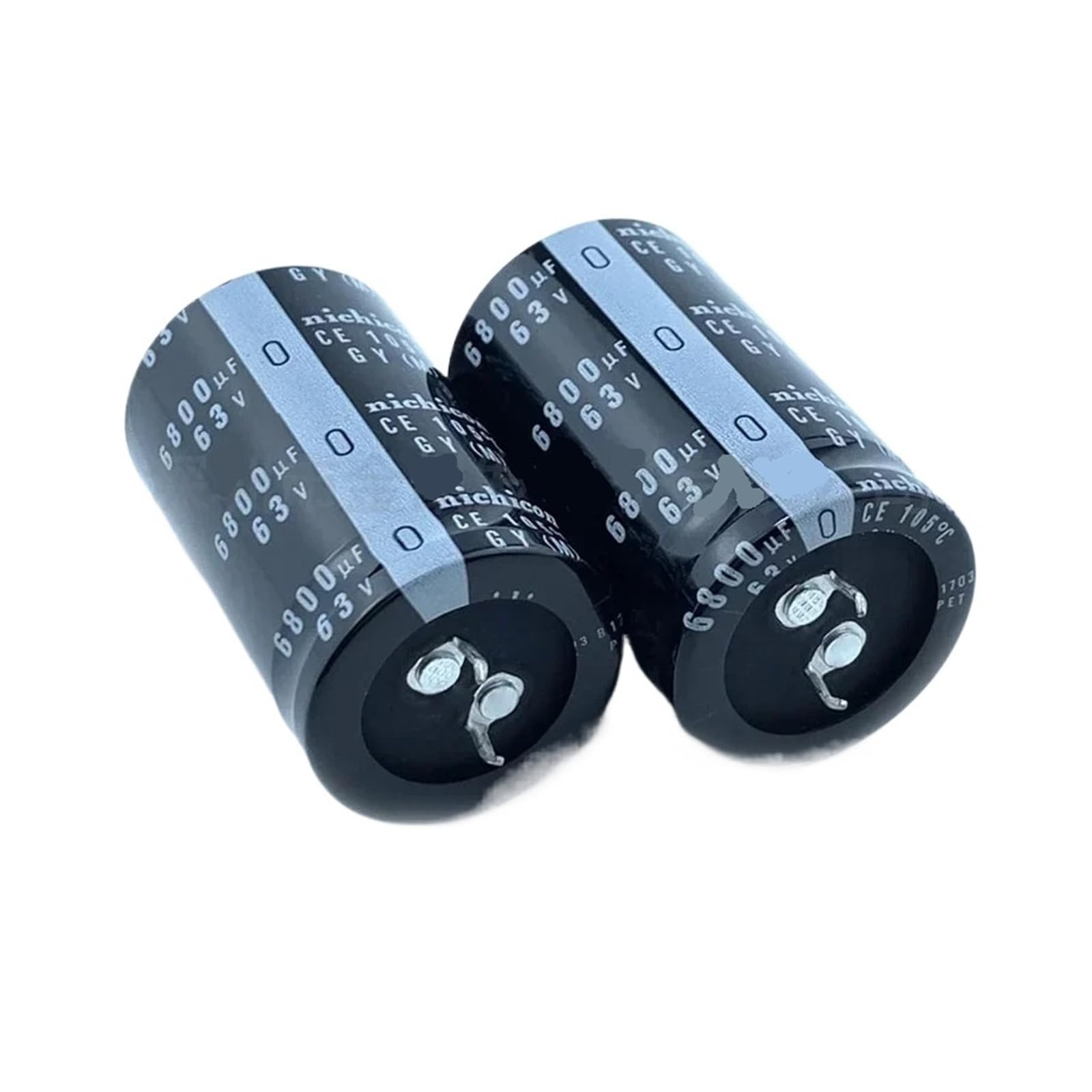 Condensador, kit de condensadores, 2 piezas/lote 63V6800uF 22x50 63v6800UF 22 * ​​50 condensador de amplificador de fuente de alimentación integrado