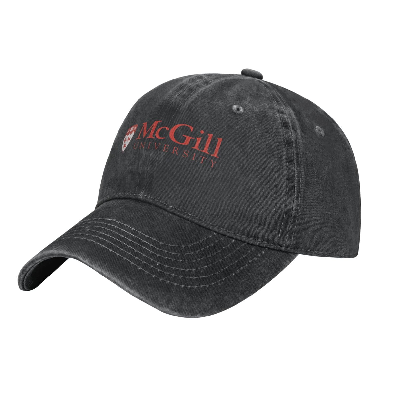 DPgUfPV McGill University Cowboy Hats，Unisex Adjustable for Hat Baseball Cap Casquette Black