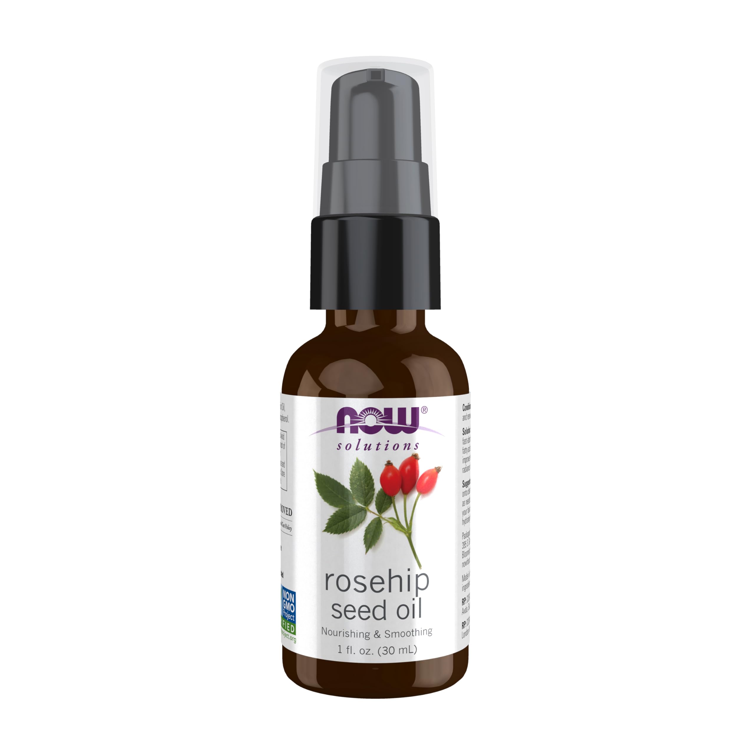 Now Solutions Rose Hip Seed Oil 1 Oz 100% Pure