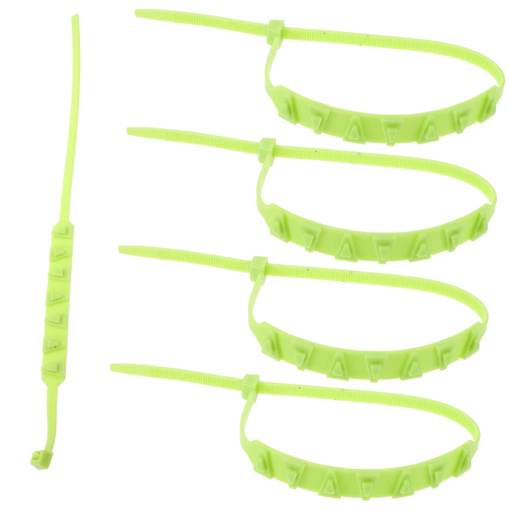 ABOOFAN Tire Chains for Winter 5pcs Reusable Anti-skid Chains Motorbike Car Emergency for Ice Snow