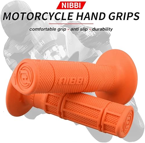 Miniatura 2 de NIBBI Empuñaduras de mano para motocicleta, 78 pulgadas, 0.866 in, 0.945 in, empuñaduras universales para manillar de motocicleta, acelerador