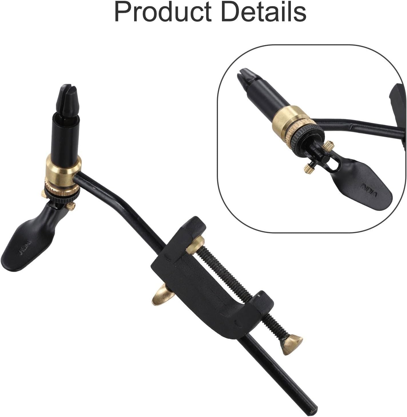 Premium Fly Tying Vise Rotary Vice with Adjustable C-Clamp - Complete Fly Fishing Tackle Kit(1PC tool B)