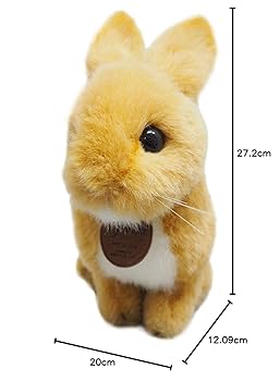  ベージュ ウサギ ぬいぐるみ*3 森のなかま（S）ウサギ ベージュ ぬいぐるみ うさぎ たけのこ