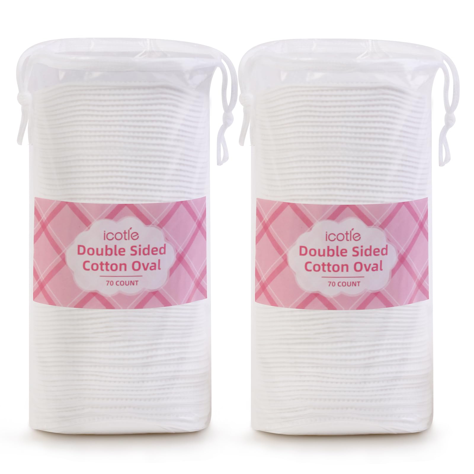 ICOTLE Large Oval Cotton Pads - cotton balls and swabs | Mubboo