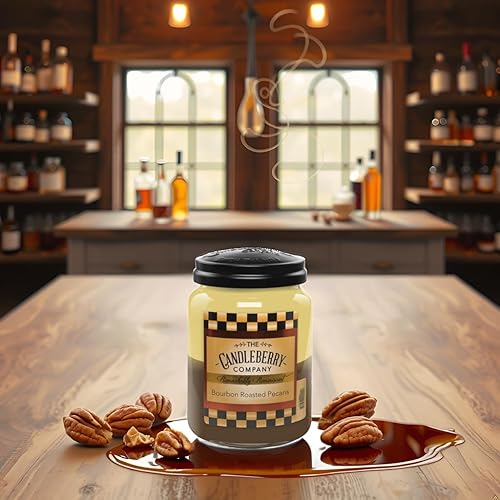 Miniatura 8 de Velas Candleberry Fragancias Fuertes para el Hogar Vertidas a Mano en los Estados Unidos Altamente Perfumadas 135 Horas de Quemado Frasco Grande