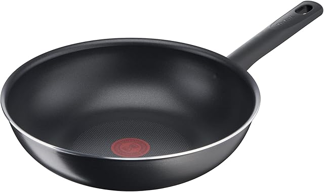 Tefal Day By Day ON B56419AZ 28 cm Stir Fry Pan, Black
