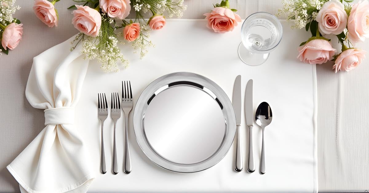 Platzteller "Hamburg" glatt (D 31 cm) | Premium Silber Plated versilbert | Für Festtafel & Deko
