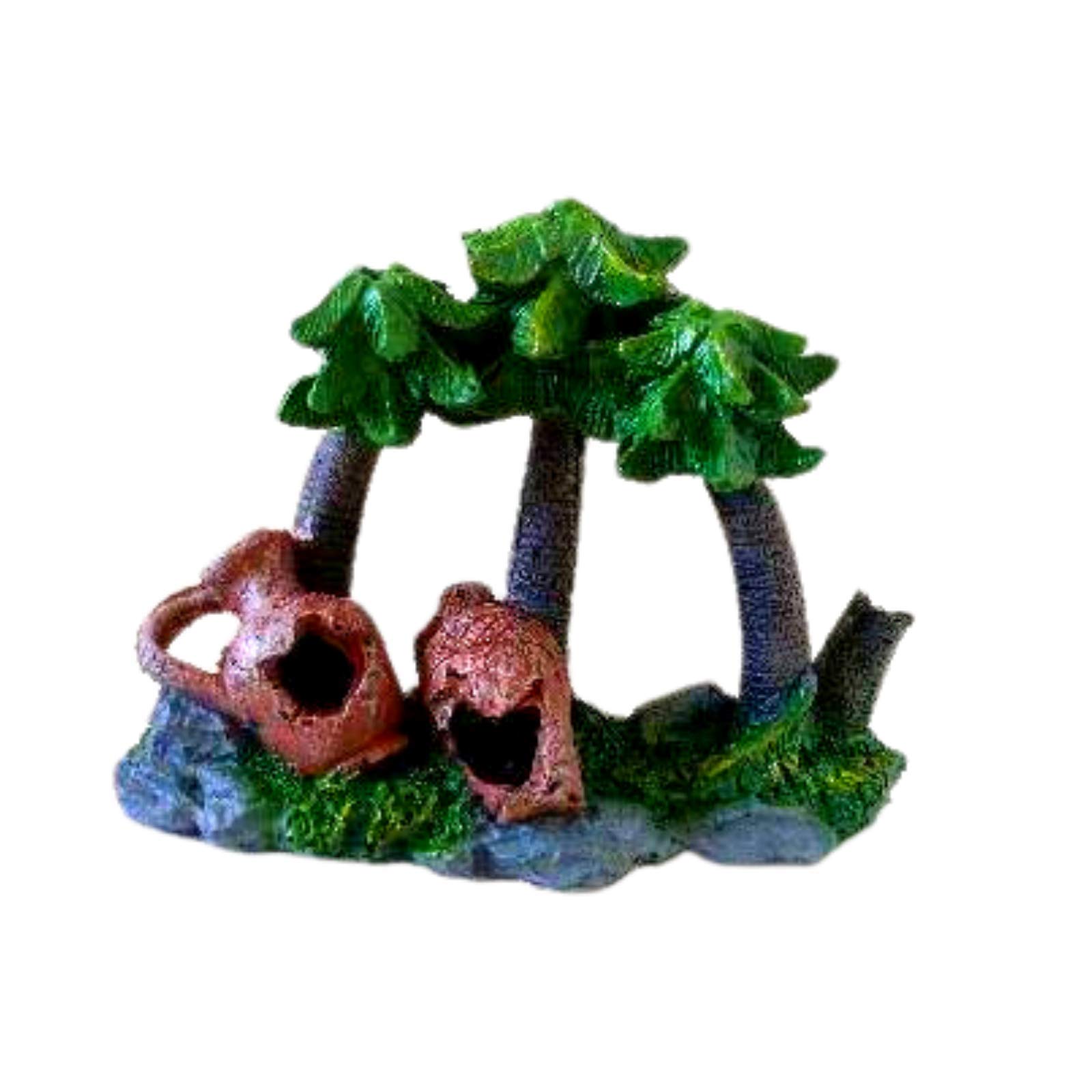 Foodie Puppies Natural Looking Coconut Tree Aquarium Decoration Ornaments/Toy for Fish Tank(21 cm * 9 cm * 16cm) (B0865QN39K) Amazon Price History, Amazon Price Tracker