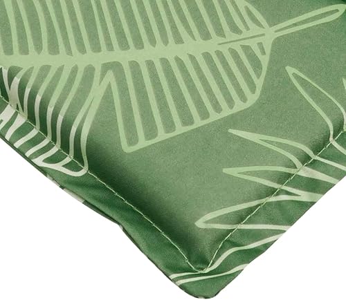 Miniatura 7 de Cojín para tumbona con patrón de hojas, cojines de tela Oxford para sillas de Comedor para sillas de patio al aire libre, cojines de repuesto