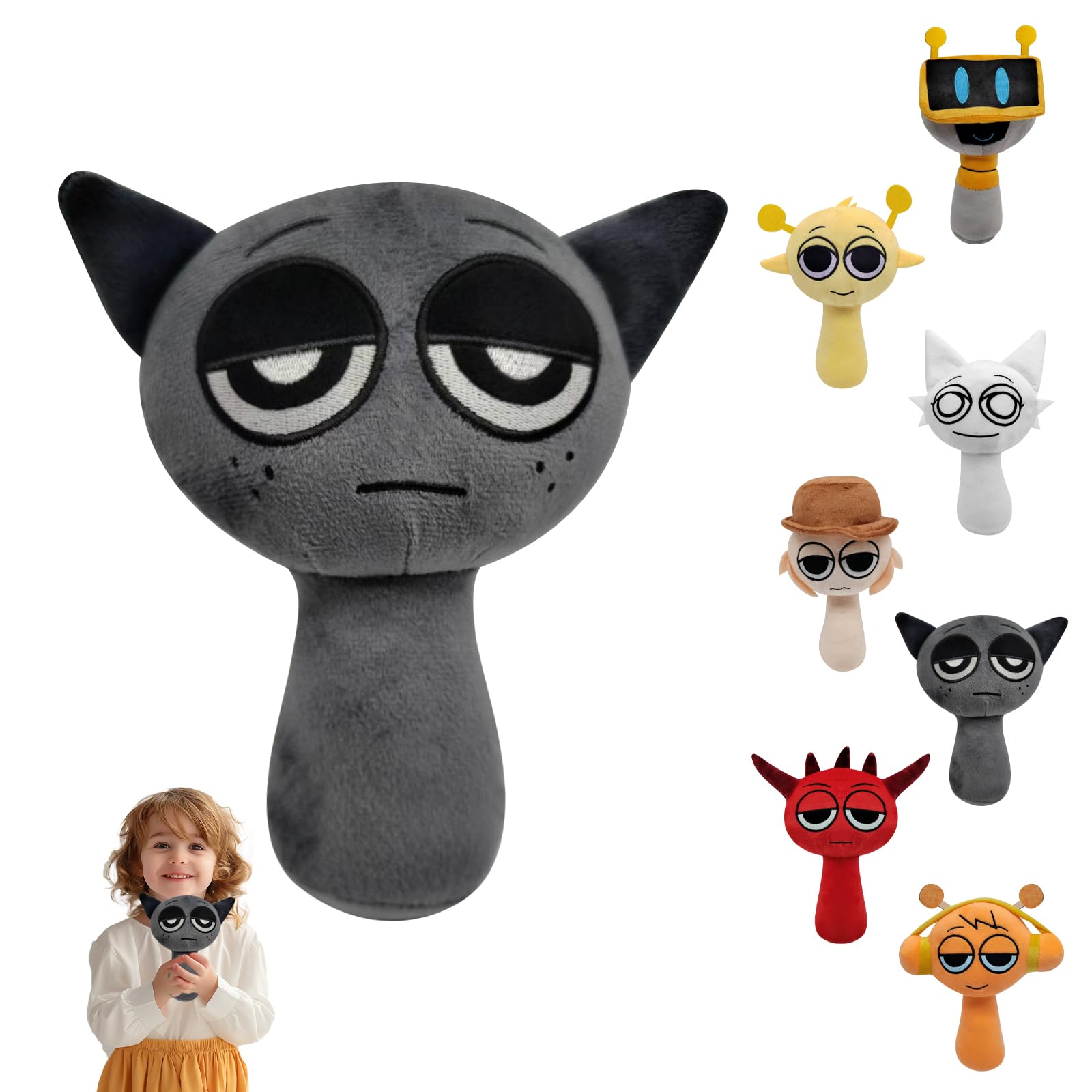 S-prunki Plushies, 9.8" S-prunki Plush, Peluche S-prunki Wenda, Suaves y Lindos SPR-unki Wenda Plush, Muñeco De Peluche Wen-da De Anime, Presentes para niños y niñas y Fans — view 8