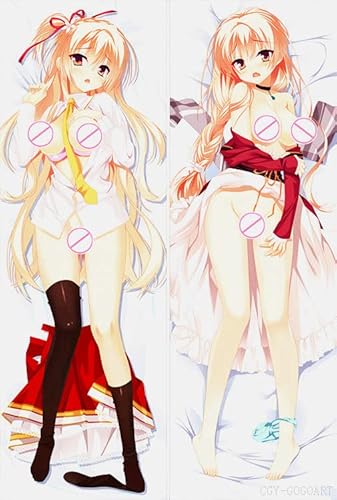 CGY-GOGOART Amairo Islenauts-Shirley Warwick Anime Freundin Körper 2 Way Tricot 150x50cm(59inx19.6in) Kissenbezug Cover