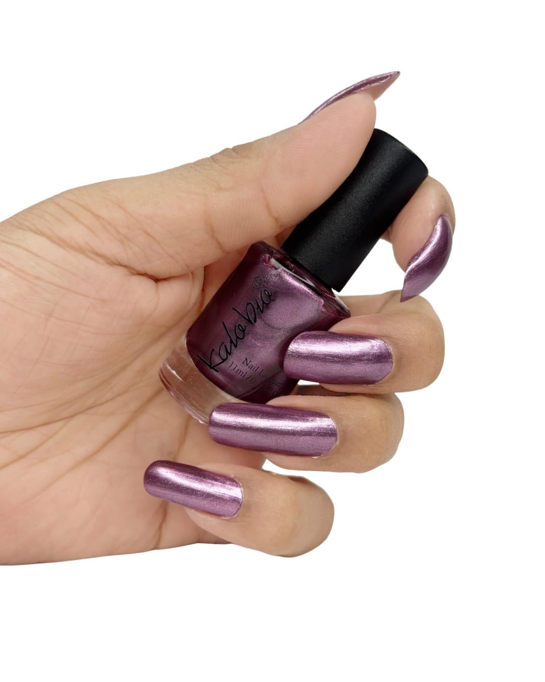 ColorHalo Metallic Nail Lacquer | Long-Lasting, High Shine, Chip-Resistant & Quick Dry Finish | Luminara KM29 | 11ml-image-40