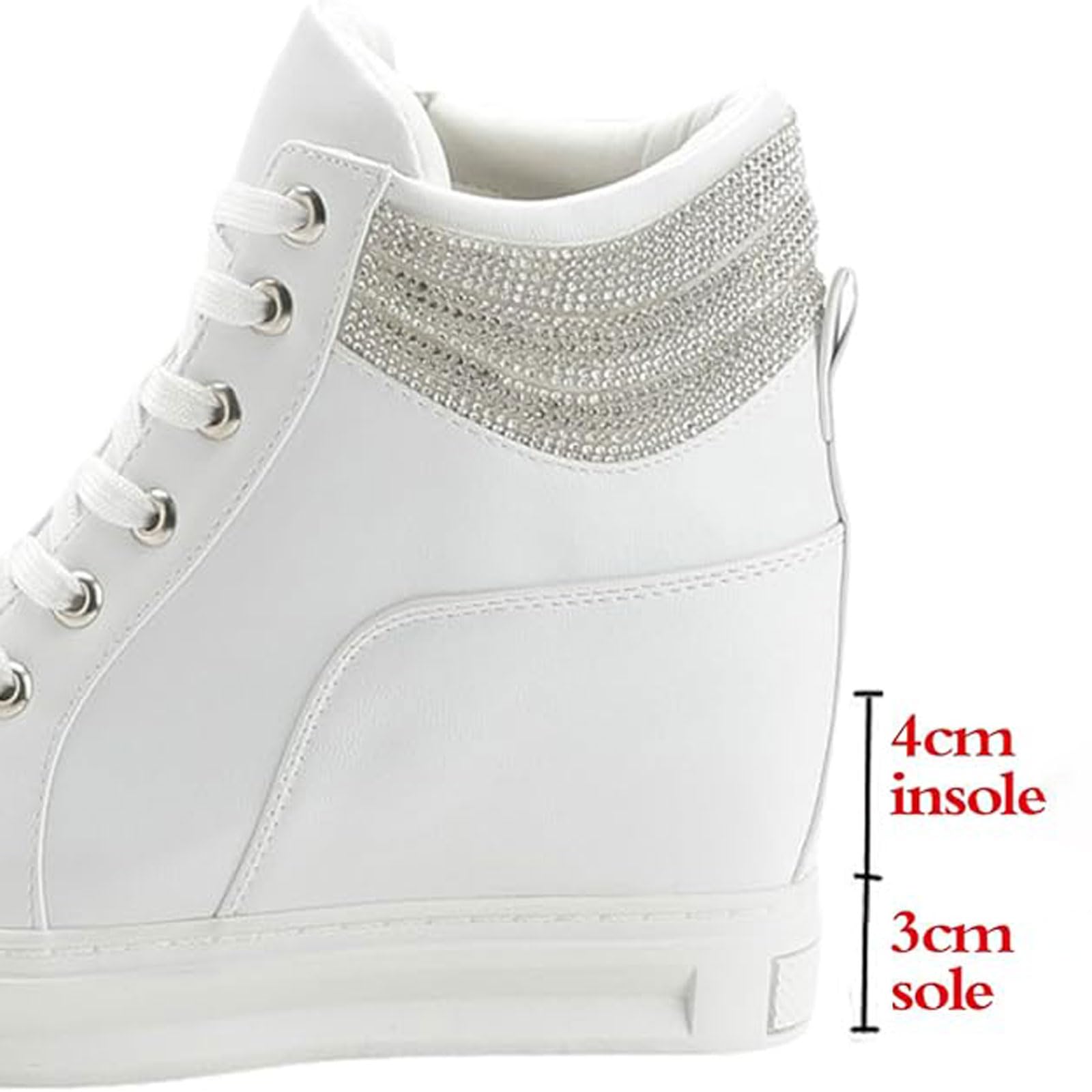 Damskie buty sportowe na koturnie, ukryte buty na koturnie, oddychające trampki damskie, oddychające, wygodne, do chodzenia, pracy i relaksu