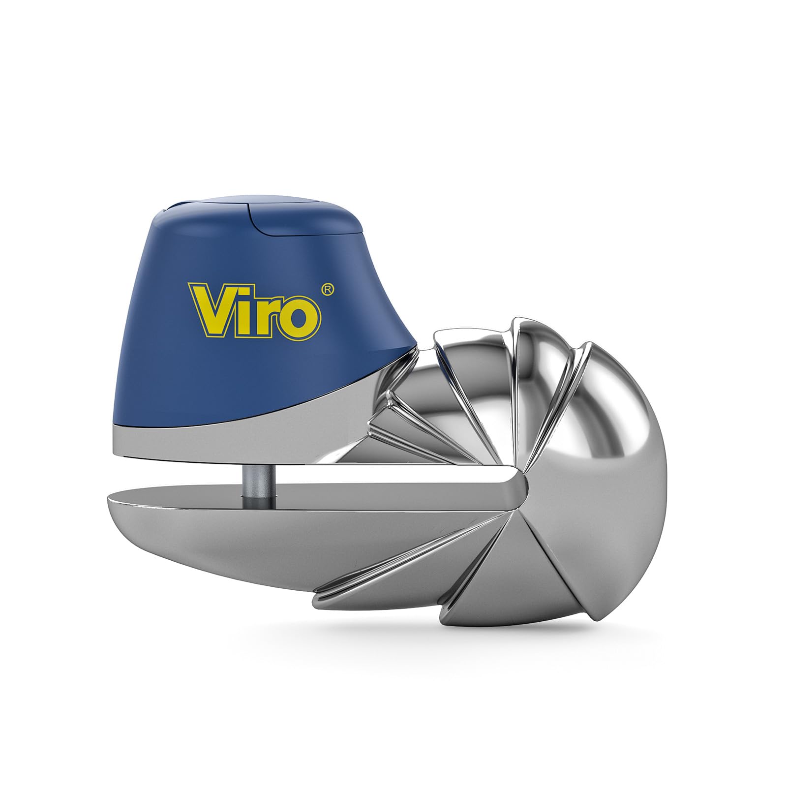 Viro | Armadillo, Bloccadisco Moto e Scooter Anti-Morsa con Diametro Asta 10 mm, Finitura Cromata, Chiusura a Scatto