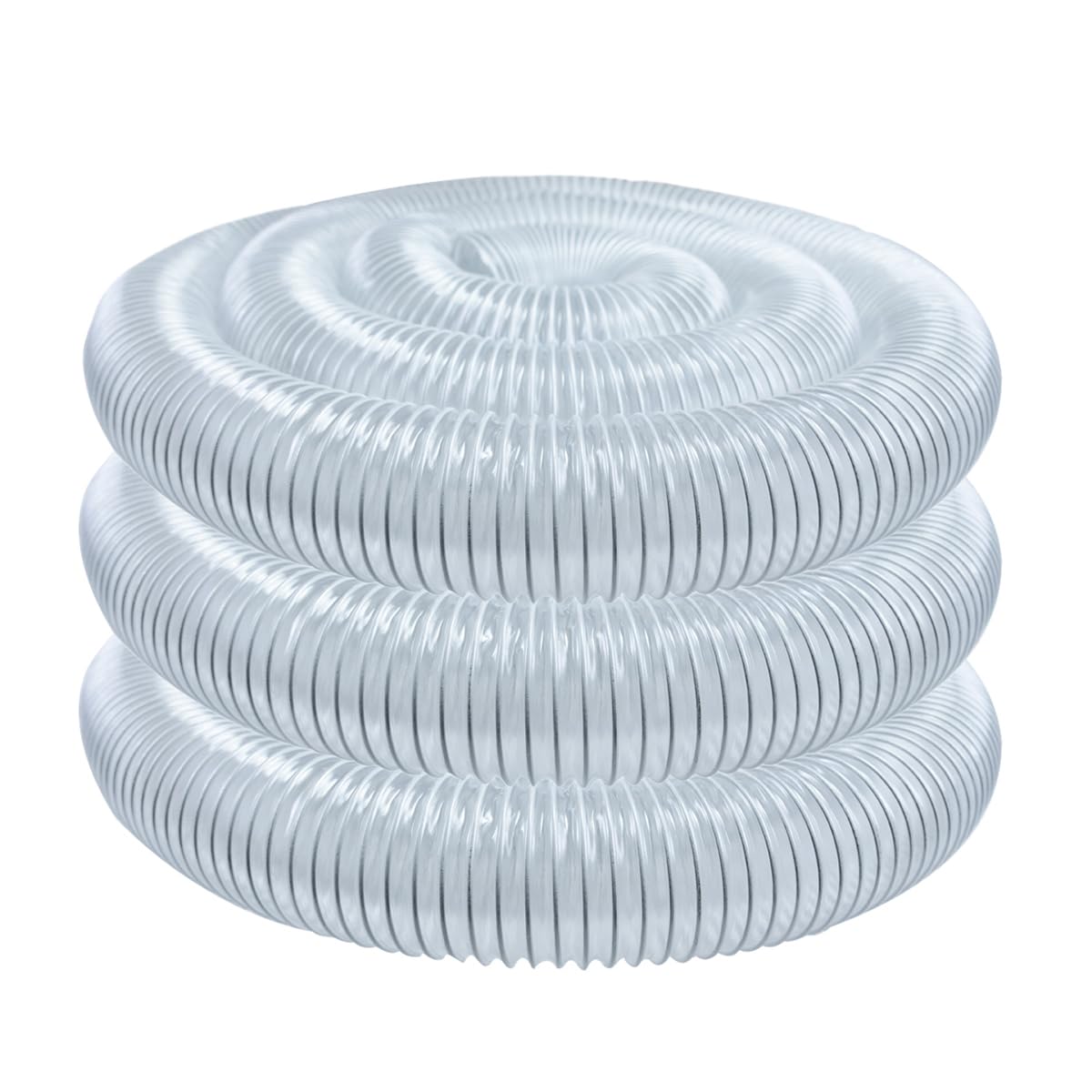 POWERTEC 70143V 4" x 20' PVC Dust Collection Hose