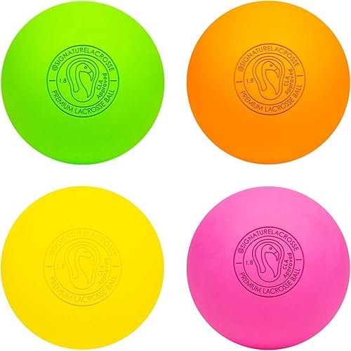 Miniatura 1 de Caja de 120 bolas de lacrosse CLA de alta calidad, color blanco, bolas de lacrosse sin olor químico, herramientas de liberación miofascial, rodillo