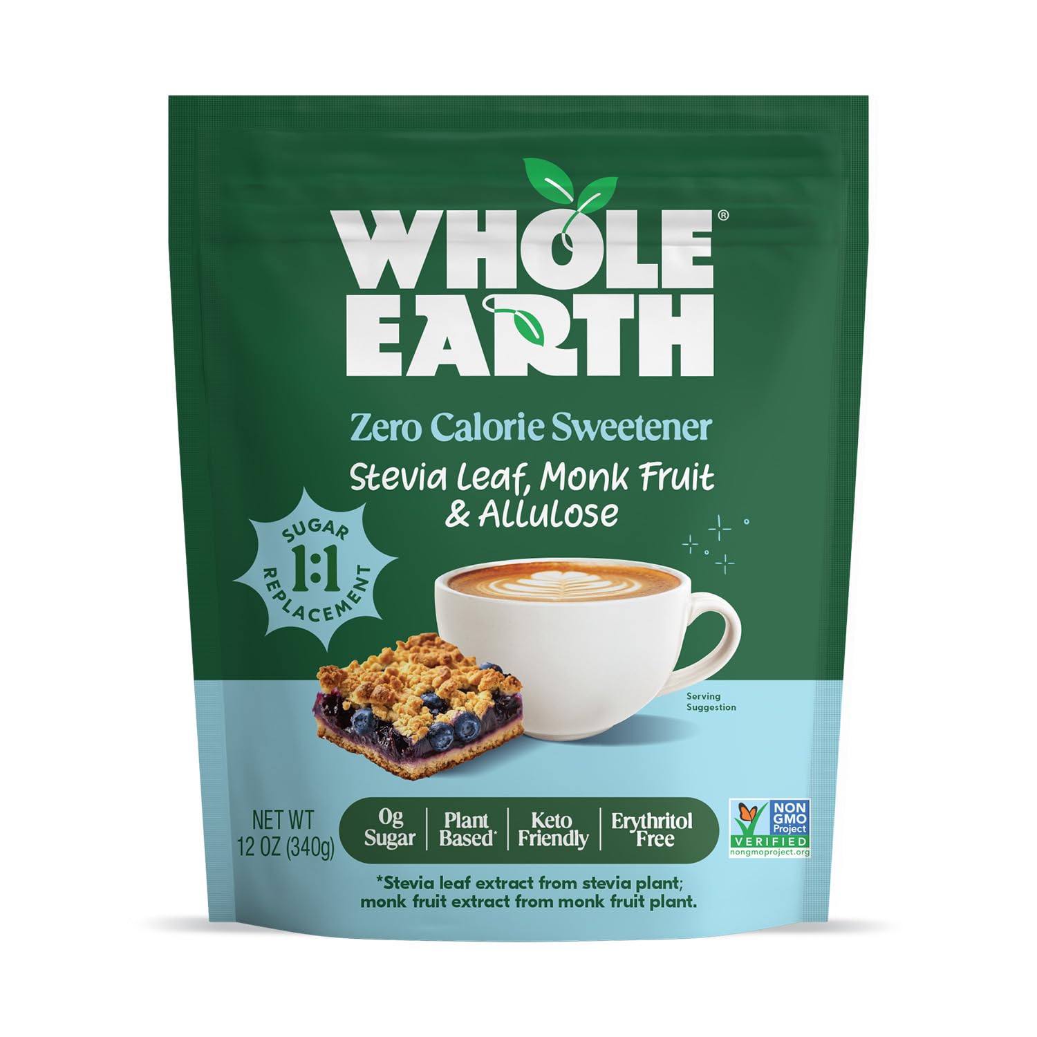 Sweetener Co. Allulose Baking Blend, Granulated, Plant-Based Sugar Alternative, 12 Ounces, 0.75 Pound (Pack of 1)