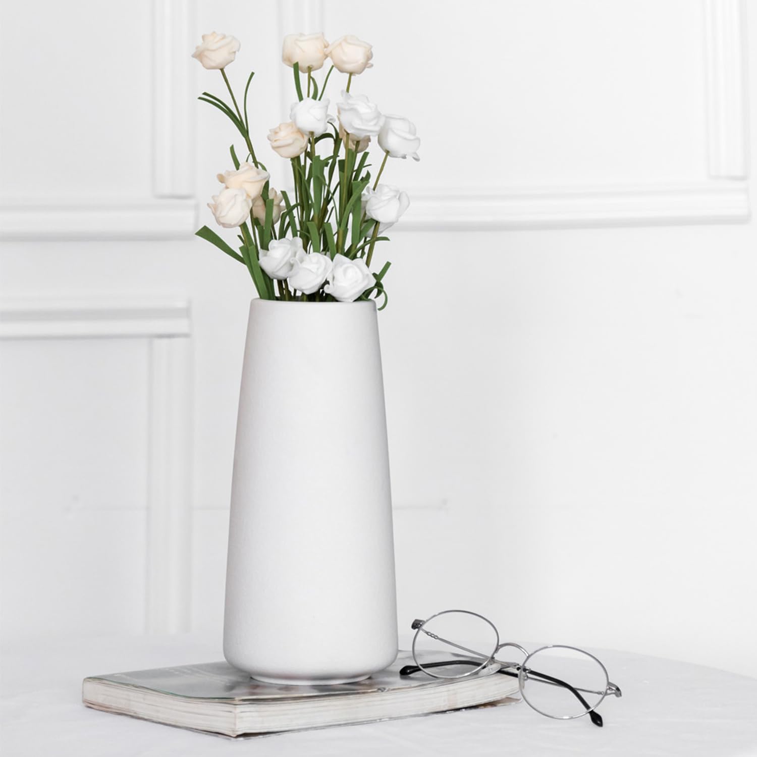 Bloemen Vaas Nordic minimalistische stijl Water Decoration Vazen, Witte Huis decor meubilair Drip Simple Bloemen Vaas Nordic minimalistische stijl Water Decoration Vazen, Witte Huis decor meubilair Drip Simple
