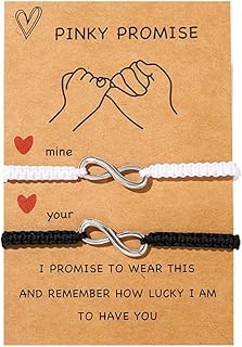 Bracelet Infini Tressé Ajustable Symbole Éternel Amitié Couple Promesse Bijou Cordon