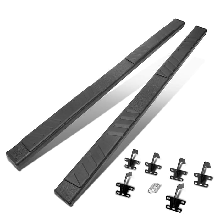 Buy DNA Motoring STEPBZTL8179BK Black Coated 5 Inches Crew Cab Step