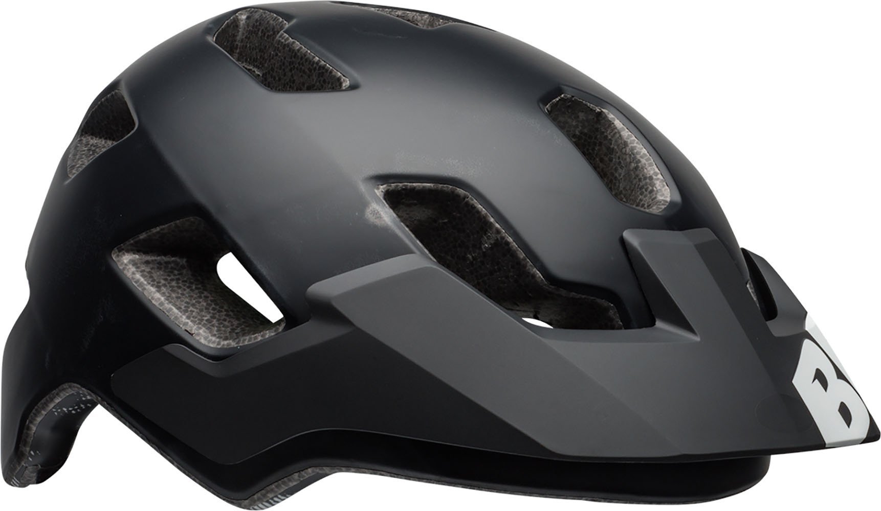 Bell 2017 Men's Stoker MIPS Equipped MTB Cycling Helmet (Matte Black/White - Large)
