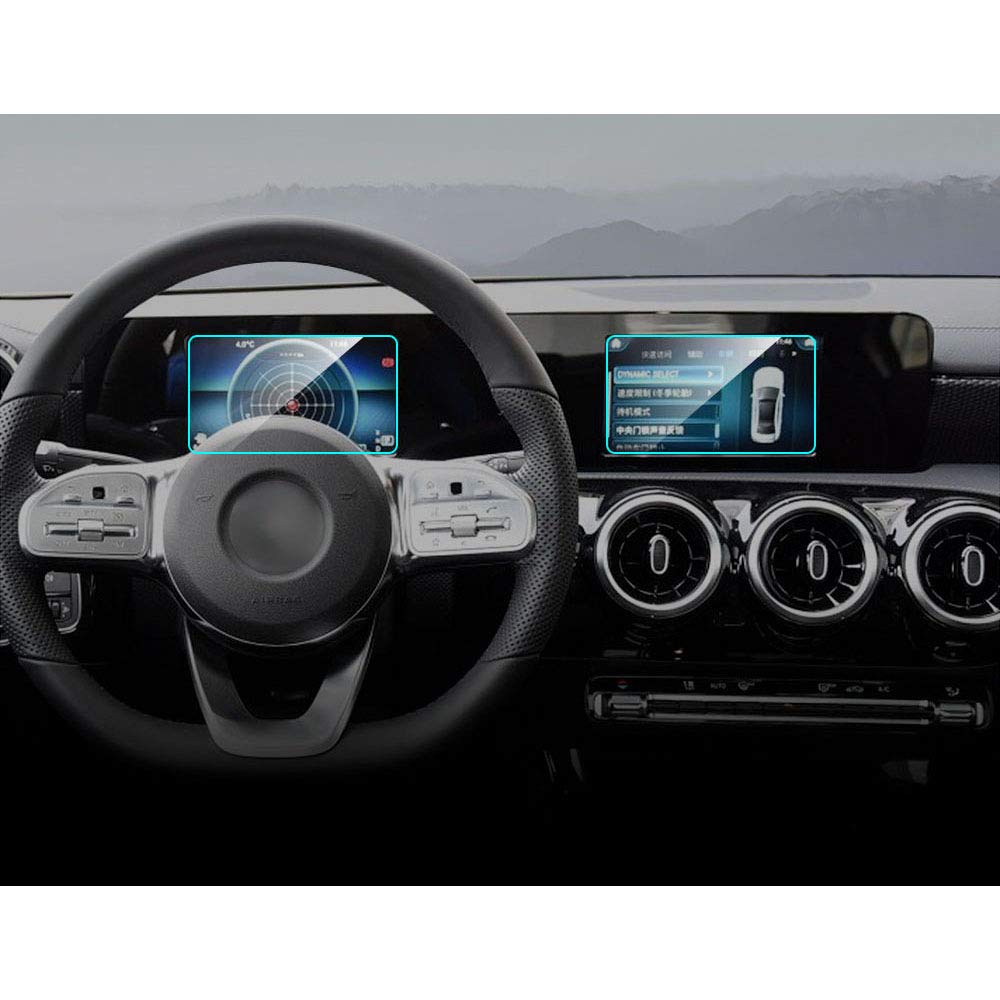 HCDSWSN Car GPS Navigation Screen Protector,For Mercedes W246 W176 W177 C117 X156 A B GLA CLA Class Car Screen Protect Film Car Access