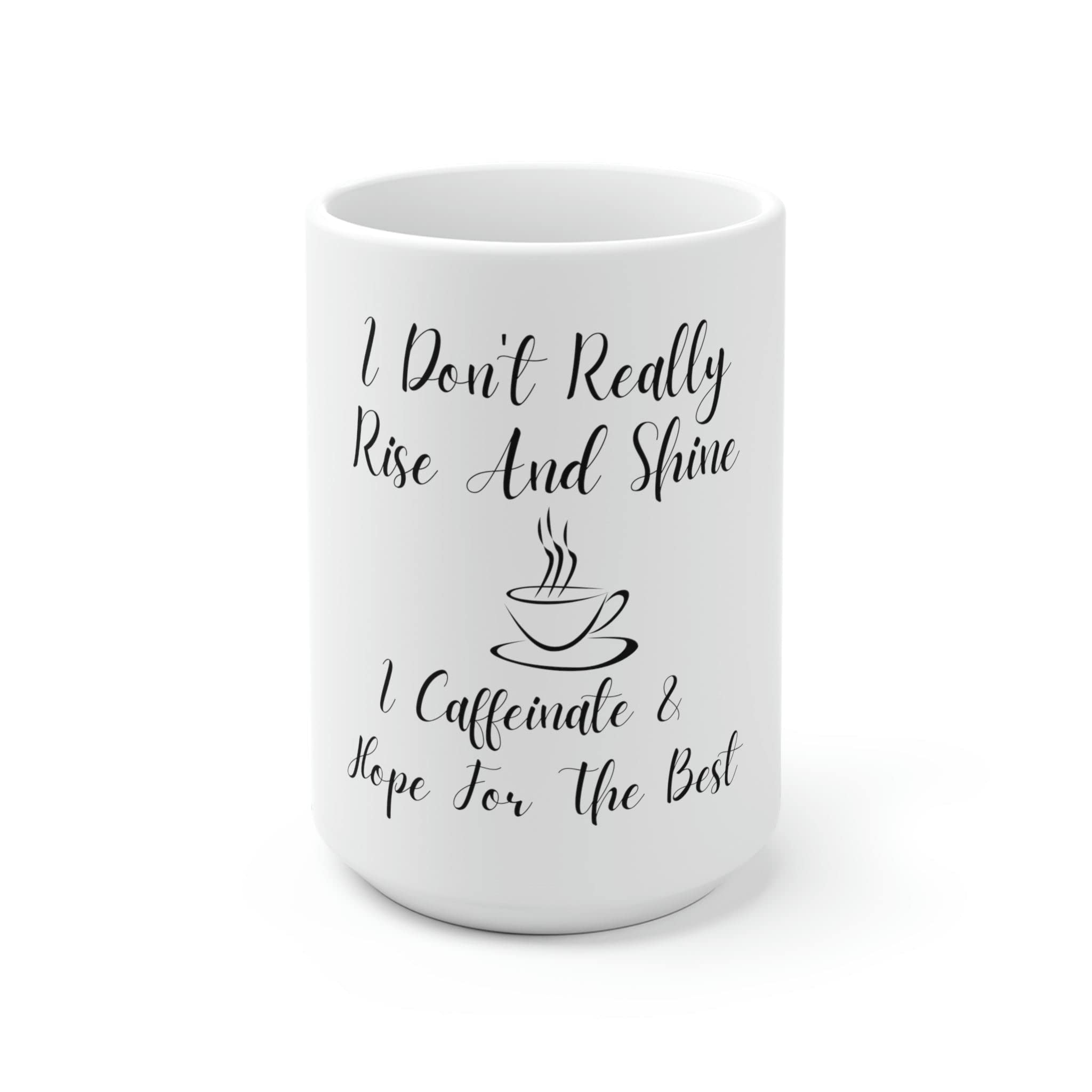 Tazza Da Caffè In Ceramica Bianca Con Scritta Divertente In Inglese, 425g, Porcellana Fine, Idea Regalo Per Mamma, Papà, Amici, Insegnante